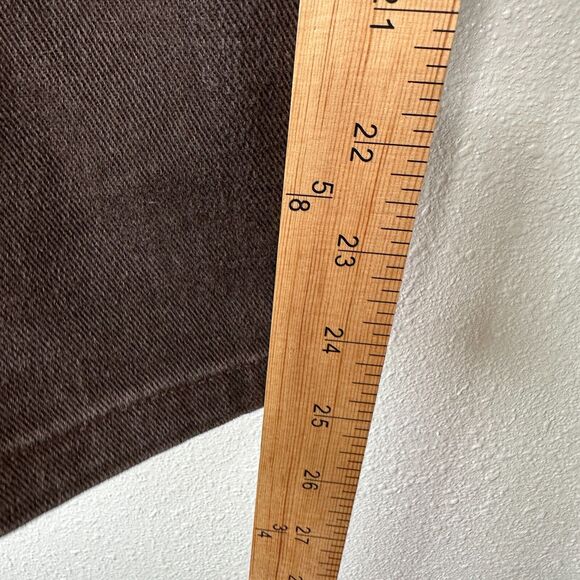 Lee Original Jeans Brown Denim Mid Rise 5-Pocket Slim Jeans 4 - Picture 11 of 11